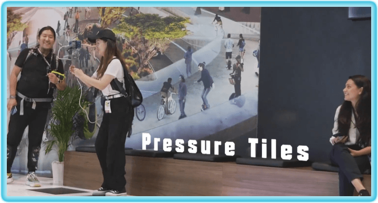 Customizable interactive responses on Pressure Tiles