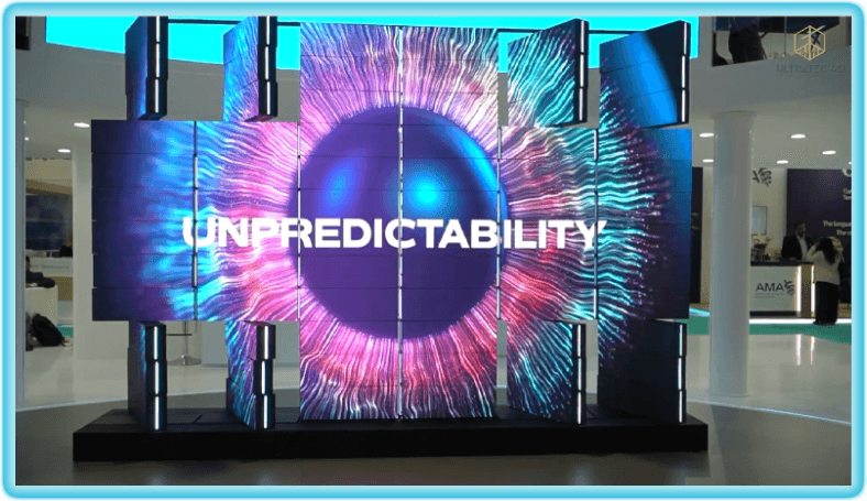 Kinetic display screen mechanical movement technology